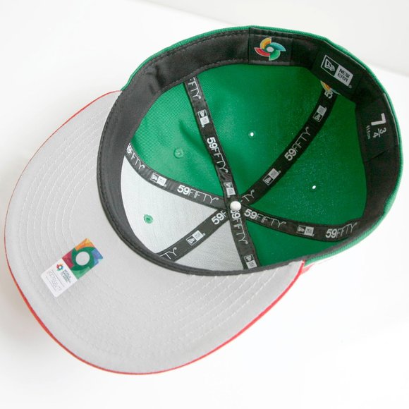 Mexico Baseball New Era 2023 World Baseball Classic 59FIFTY Fitted Hat - Green - Picture 9 of 9